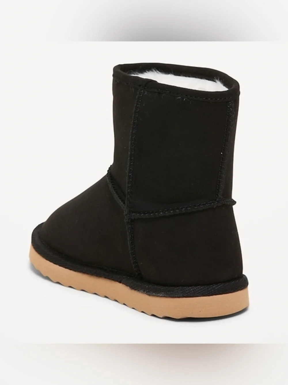 NEW…Kids Faux Suede Faux Fur Lined Boots